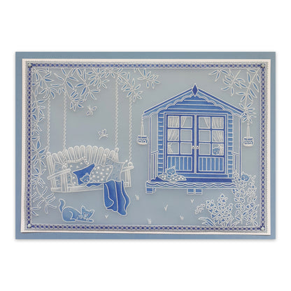 Linda's Lemon Tree Garden - In the Garden A5 Groovi Plate