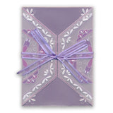 Linda's It's a Wrap! Part 1 - Hexagonal Flourish Lace Gatefold A4 Groovi Plate