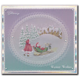 Linda's Twinkling Christmas - Christmas Treasures A5 Square Groovi Plate