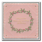 Linda's Peace, Joy & Hope - Christmas Treasures A5 Square Groovi Plate