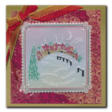 Linda's Twinkling Christmas - Christmas Treasures A5 Square Groovi Plate