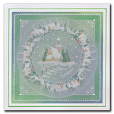 Linda's Peace, Joy & Hope - Christmas Treasures A5 Square Groovi Plate