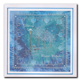 Linda's Glistening Winter - Christmas Treasures A5 Square Groovi Plate