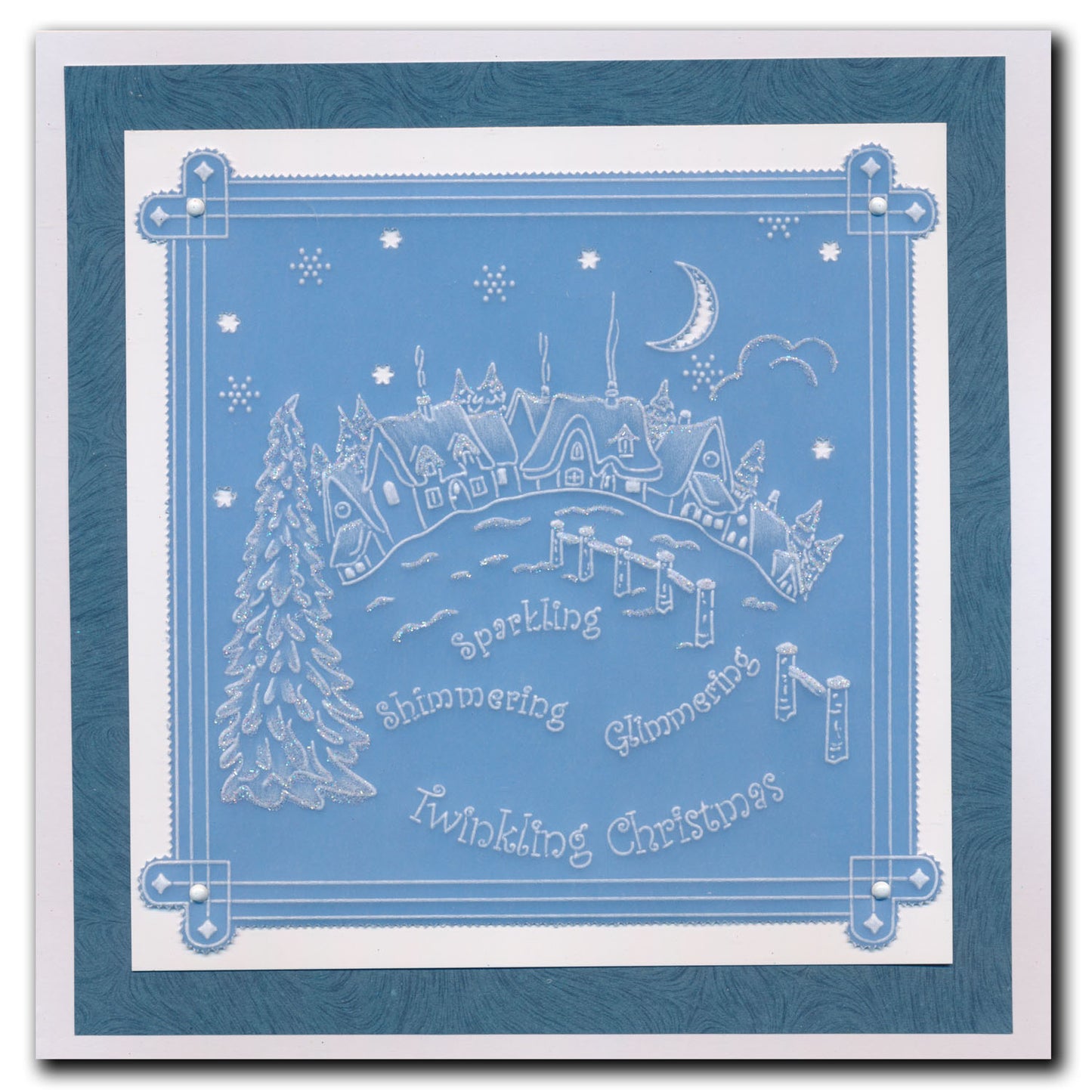 Linda's Twinkling Christmas - Christmas Treasures (Set 1) A5 Square Groovi Plate