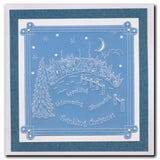 Linda's Twinkling Christmas - Christmas Treasures A5 Square Groovi Plate