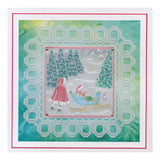 Linda's Christmas Treasures Set 1 A5 Square Groovi Plate Set