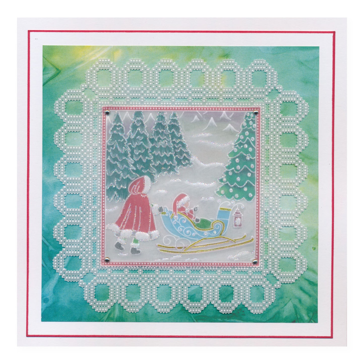 Linda's Deep in the Forest - Christmas Treasures (Set 1) A5 Square Groovi Plate