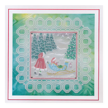 Linda's Deep in the Forest - Christmas Treasures (Set 1) A5 Square Groovi Plate