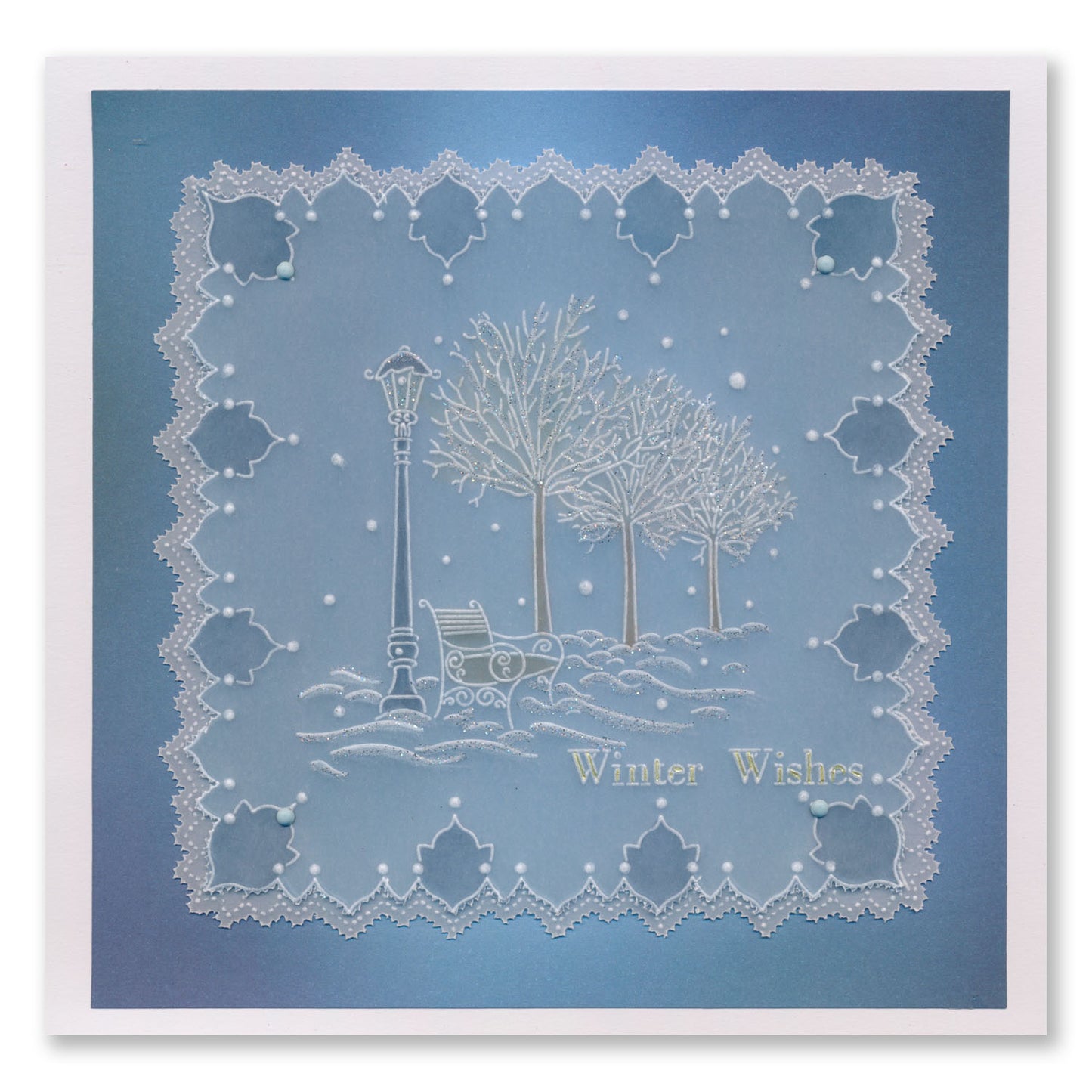 Linda's Christmas Treasures Set 1 A5 Square Groovi Plate Set