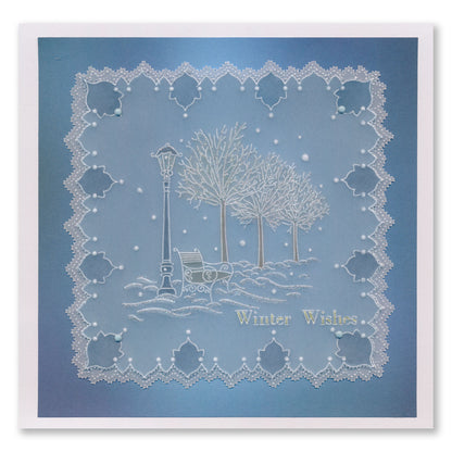 Linda's Christmas Treasures Set 1 A5 Square Groovi Plate Set