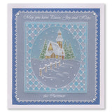 Linda's Peace, Joy & Hope - Christmas Treasures A5 Square Groovi Plate