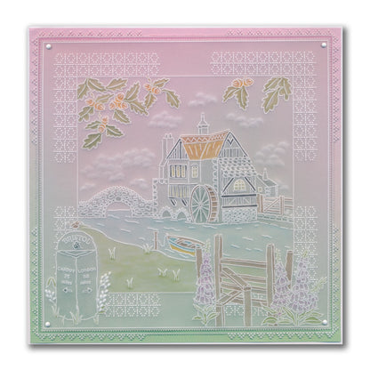 Linda's Romany Caravan Accessories A5 Square Groovi Plate