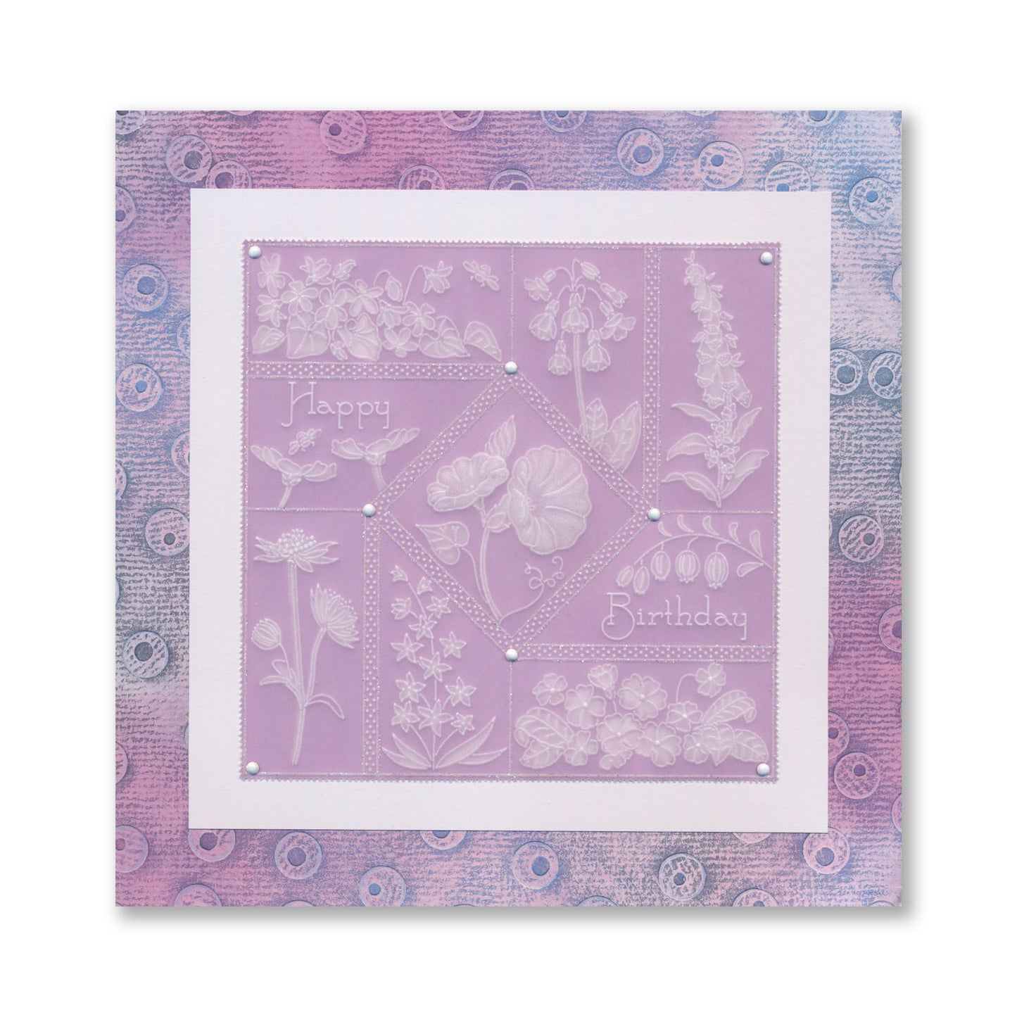 Linda's Be a Wildflower - Easy Layout A5 Square Groovi Plate (Set 4)