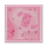 Linda's Love Is All That Matters - Easy Layout A5 Square Groovi Plate (Set 3)