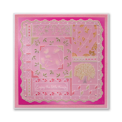 Linda's Enjoy the Little Things - Easy Layout A5 Square Groovi Plate (Set 3)