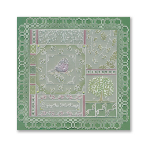 Linda's Enjoy the Little Things - Easy Layout A5 Square Groovi Plate (Set 3)