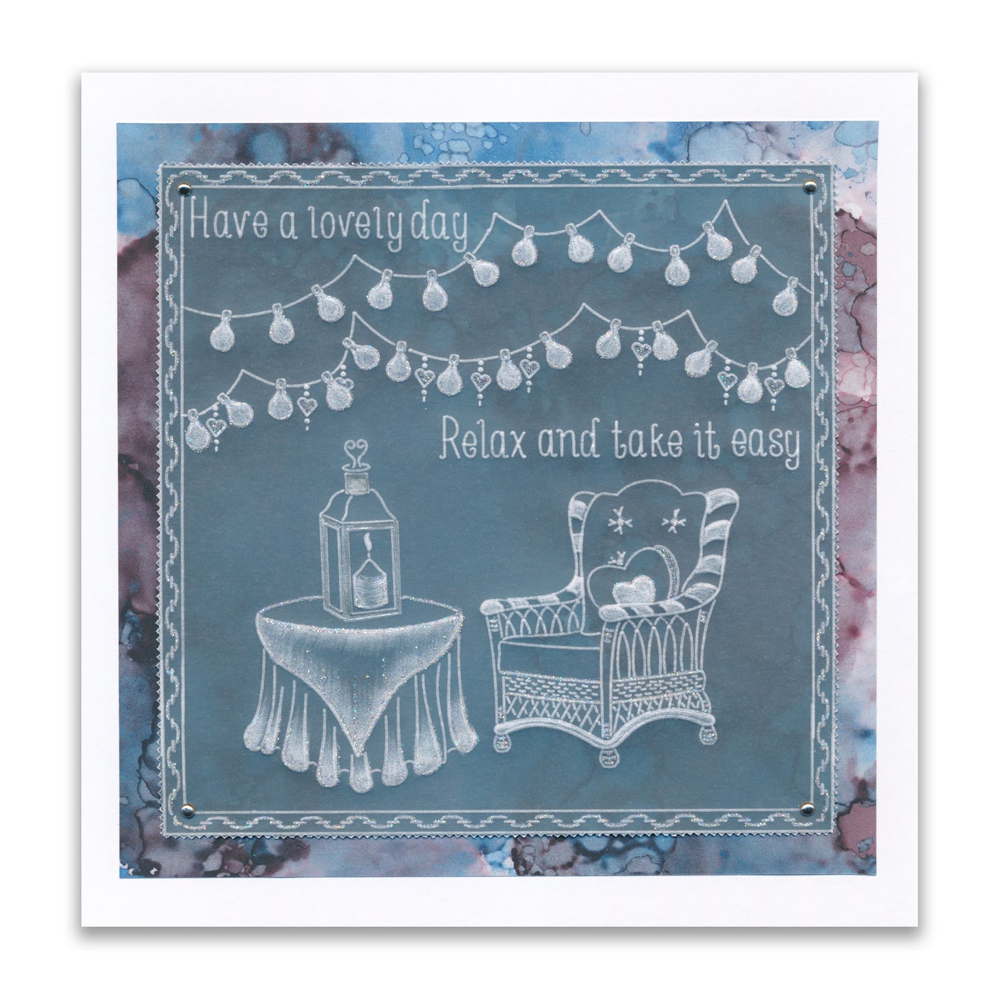 Linda's Wicker Chairs - In the Garden A5 Groovi Plate