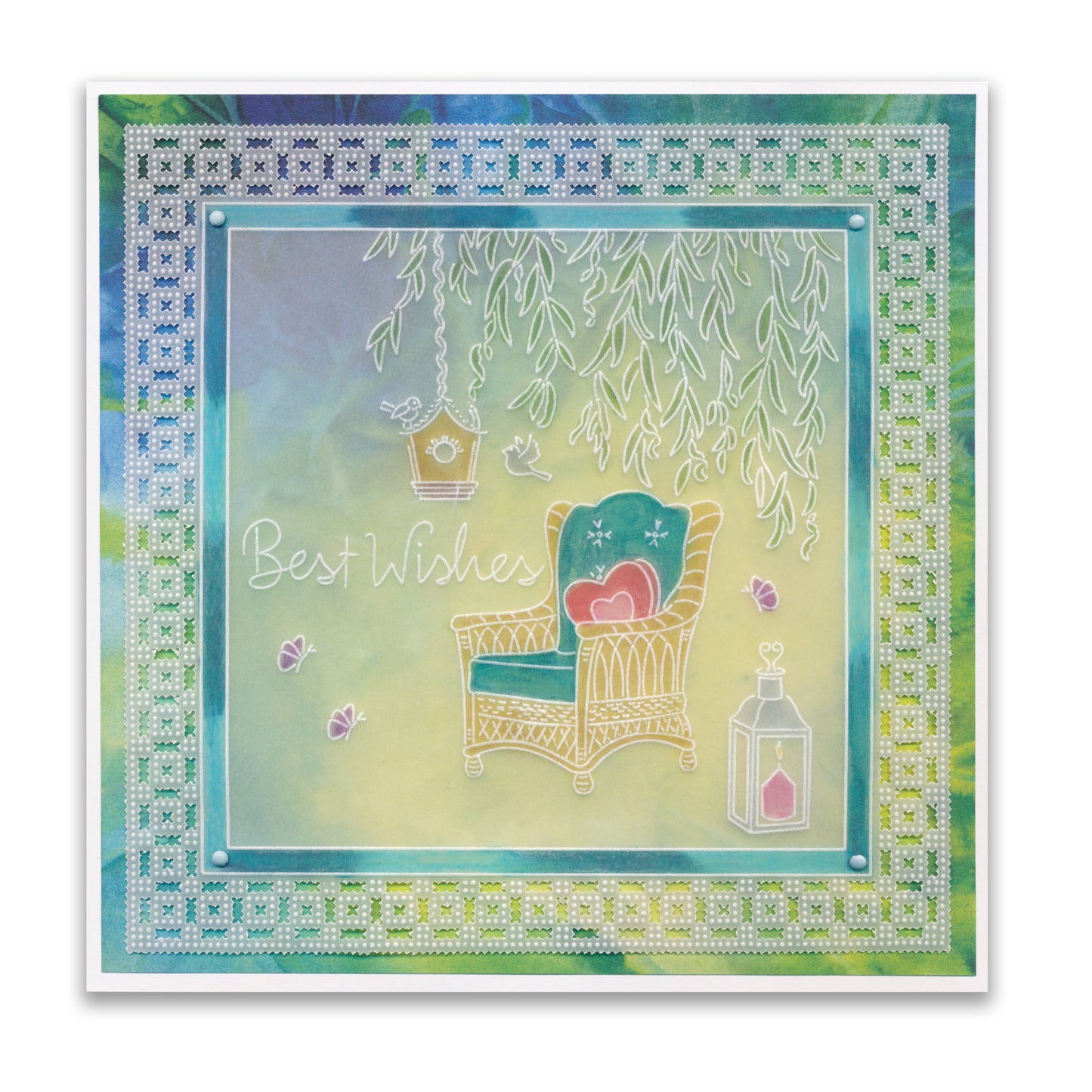 Linda's Wicker Chairs - In the Garden A5 Groovi Plate