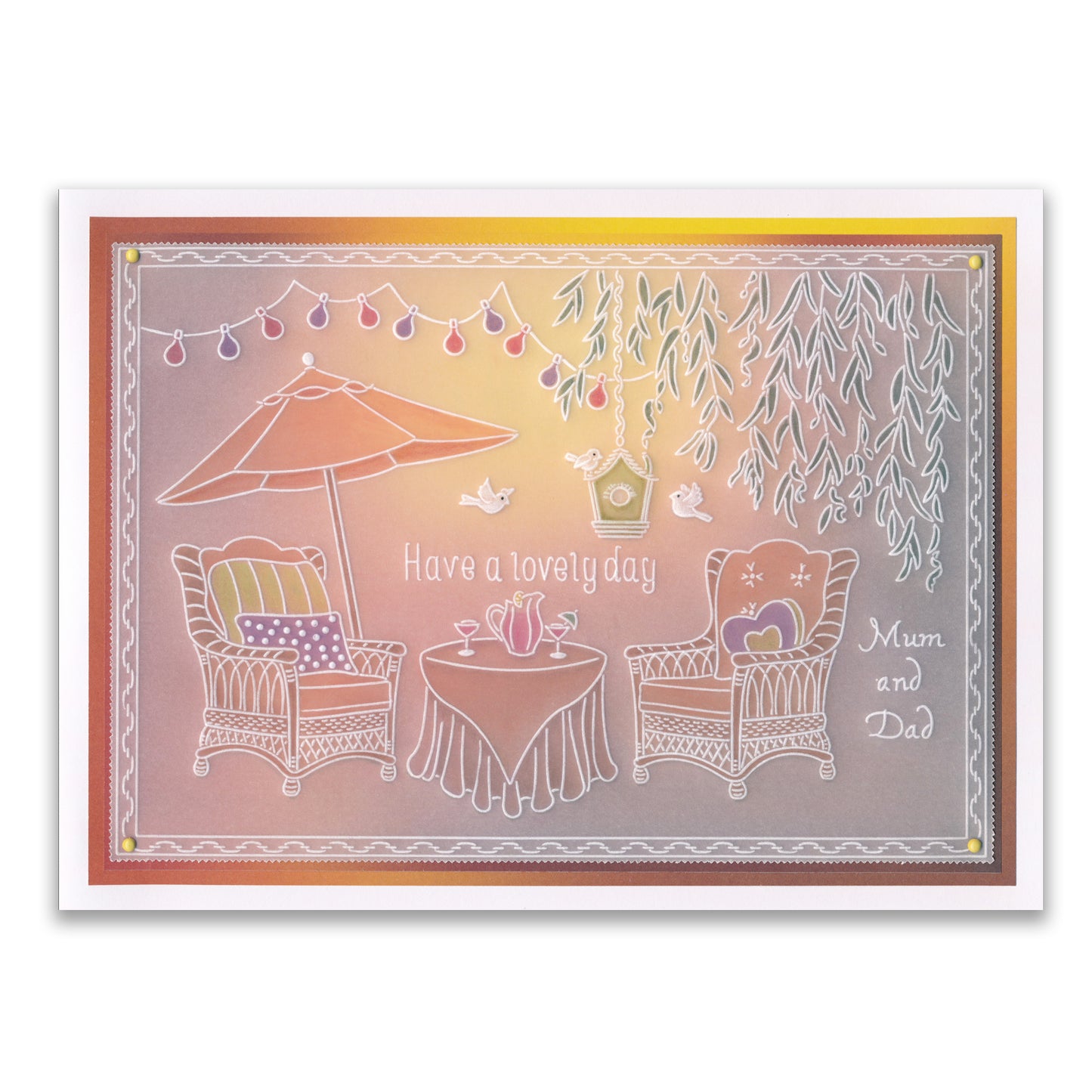 Linda's In the Garden - Set 2 A5 Groovi Plate Trio