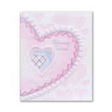 Linda's It's a Wrap! - Folded Heart & Stand A4 & A5 Groovi Plate Duo