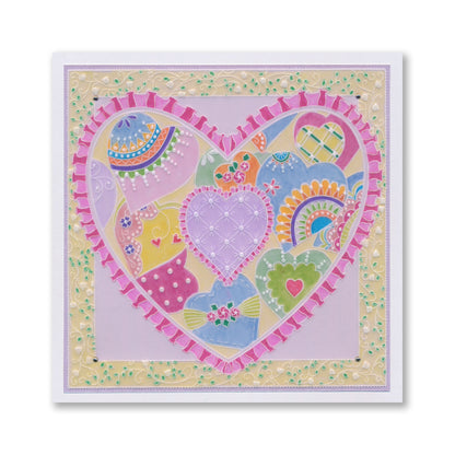 Linda's It's a Wrap! - Folded Heart Groovi Collection