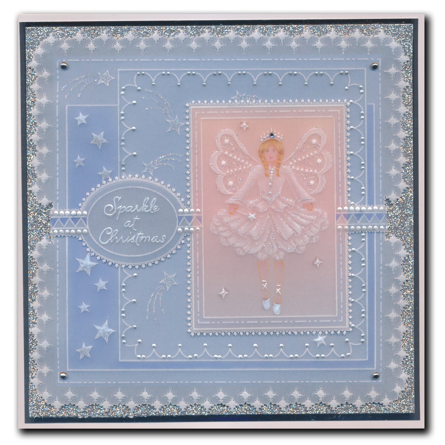 Linda's Sparkle at Christmas - Easy Layout A5 Square Groovi Plate (Set 1)