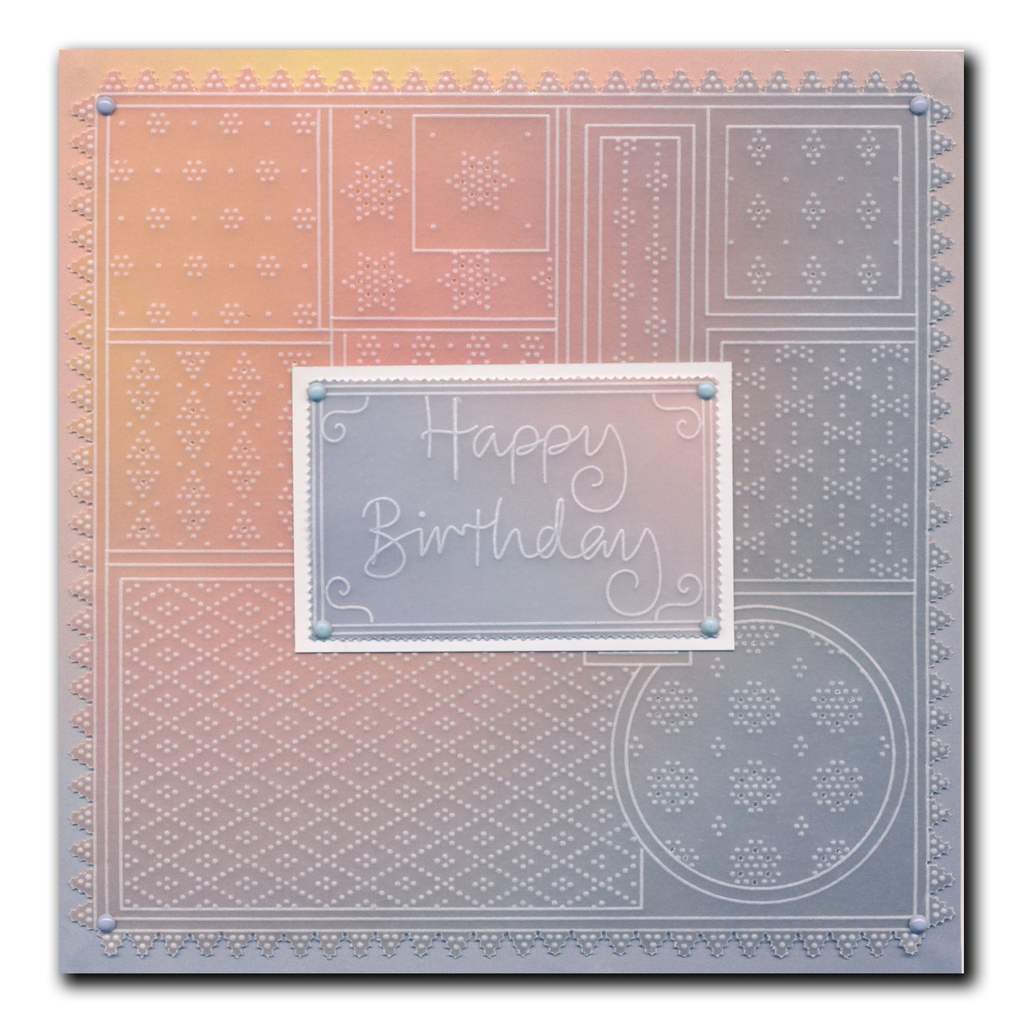 Linda's Time to Relax - Easy Layout A5 Square Groovi Plate (Set 2)