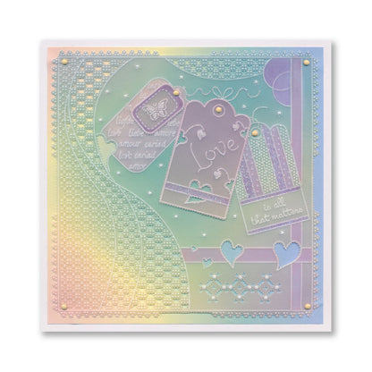 Linda's Love Is All That Matters - Easy Layout A5 Square Groovi Plate (Set 3)