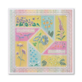 Linda's Be a Wildflower - Easy Layout A5 Square Groovi Plate (Set 4)