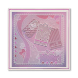 Linda's Love Is All That Matters - Easy Layout A5 Square Groovi Plate