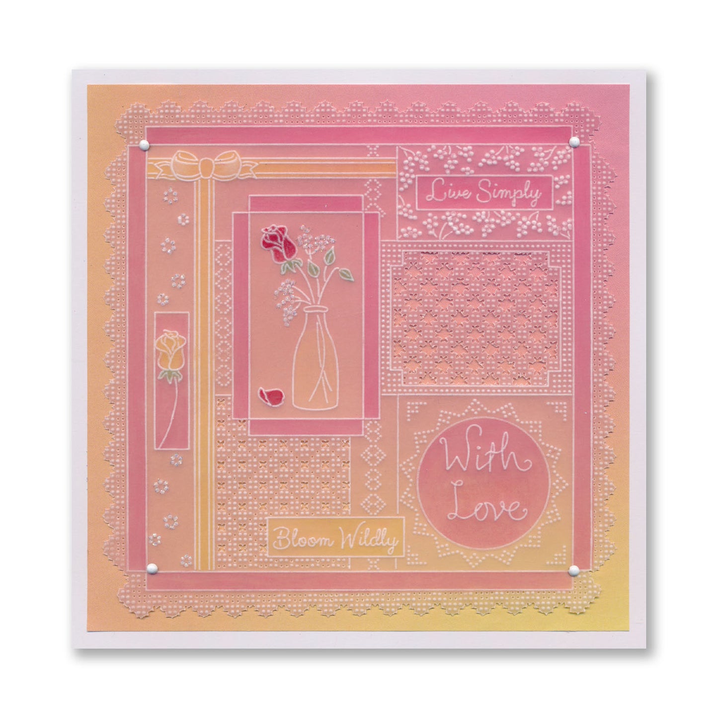 Linda's Easy Layout Set 4 A5 Square Groovi Plate Trio