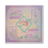 Linda's Be a Wildflower - Easy Layout A5 Square Groovi Plate (Set 4)