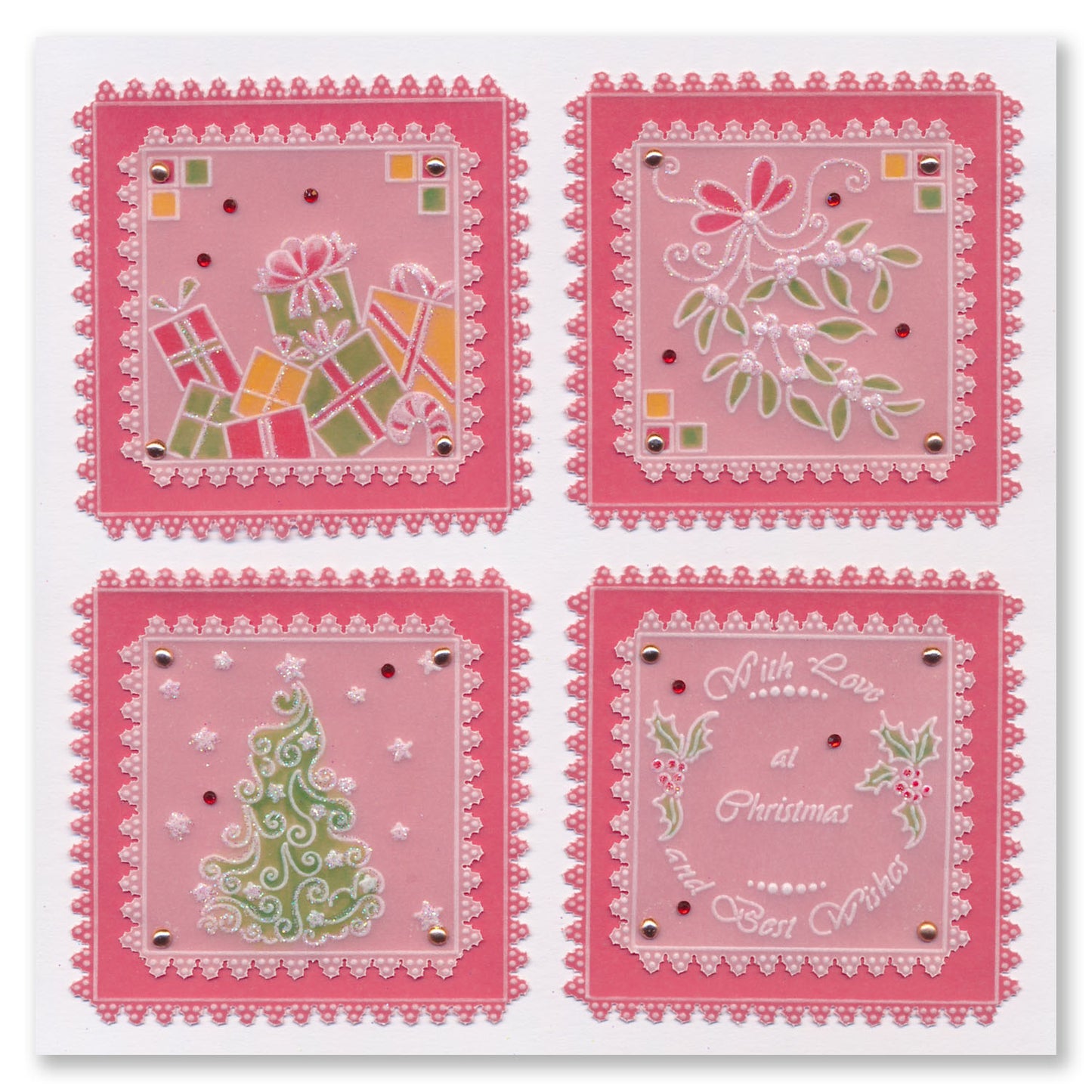 Linda Williams Christmas Treasures Advent A4 Groovi Plate