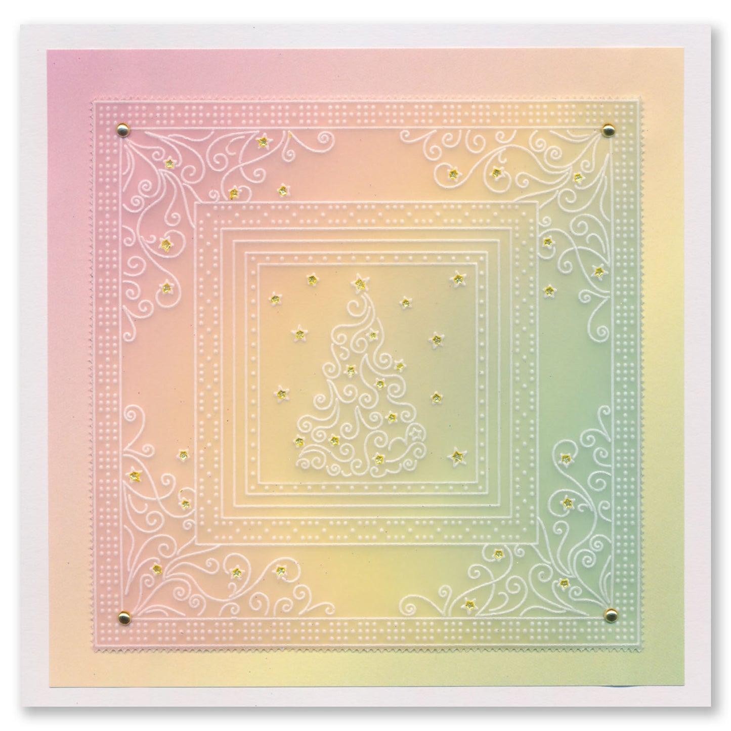 Linda Williams Christmas Treasures Advent A4 Groovi Plate