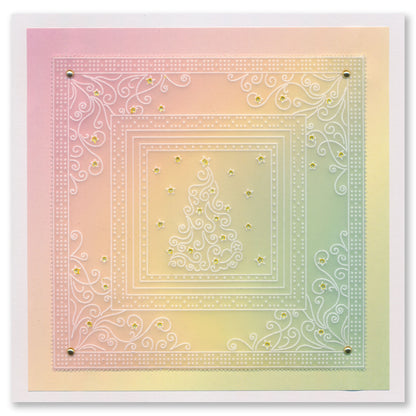 Linda Williams Christmas Treasures Advent A4 Groovi Plate