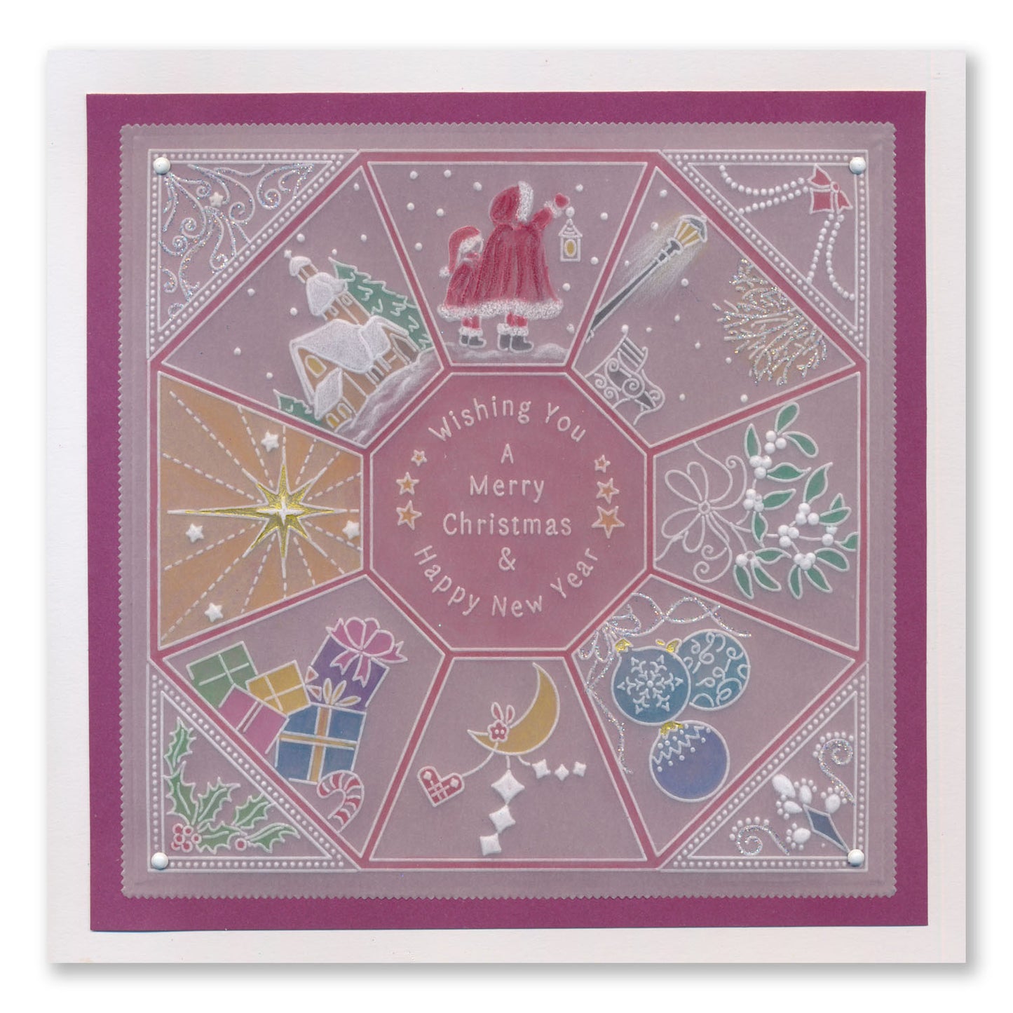 A Groovi Christmas Sampler Collection A4 Groovi Plate Trio & A5 Parchment