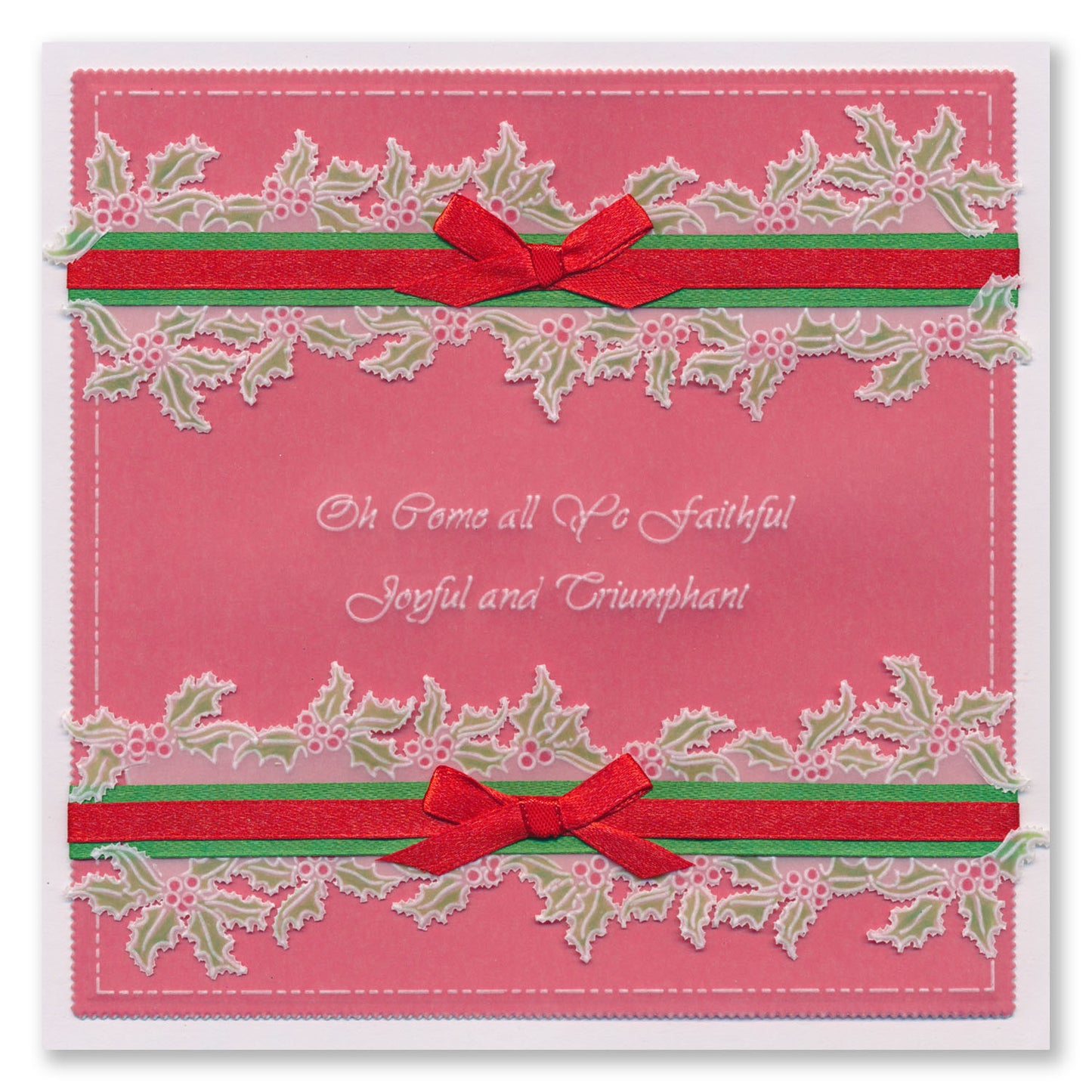 Linda's Peace, Joy & Hope - Christmas Treasures  (Set 1) A5 Square Groovi Plate