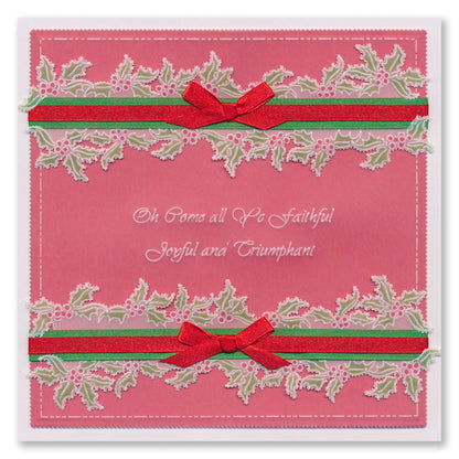 Linda's Peace, Joy & Hope - Christmas Treasures  (Set 1) A5 Square Groovi Plate