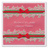 Linda's Peace, Joy & Hope - Christmas Treasures A5 Square Groovi Plate