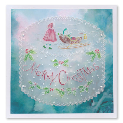 Linda's Deep in the Forest - Christmas Treasures (Set 1) A5 Square Groovi Plate