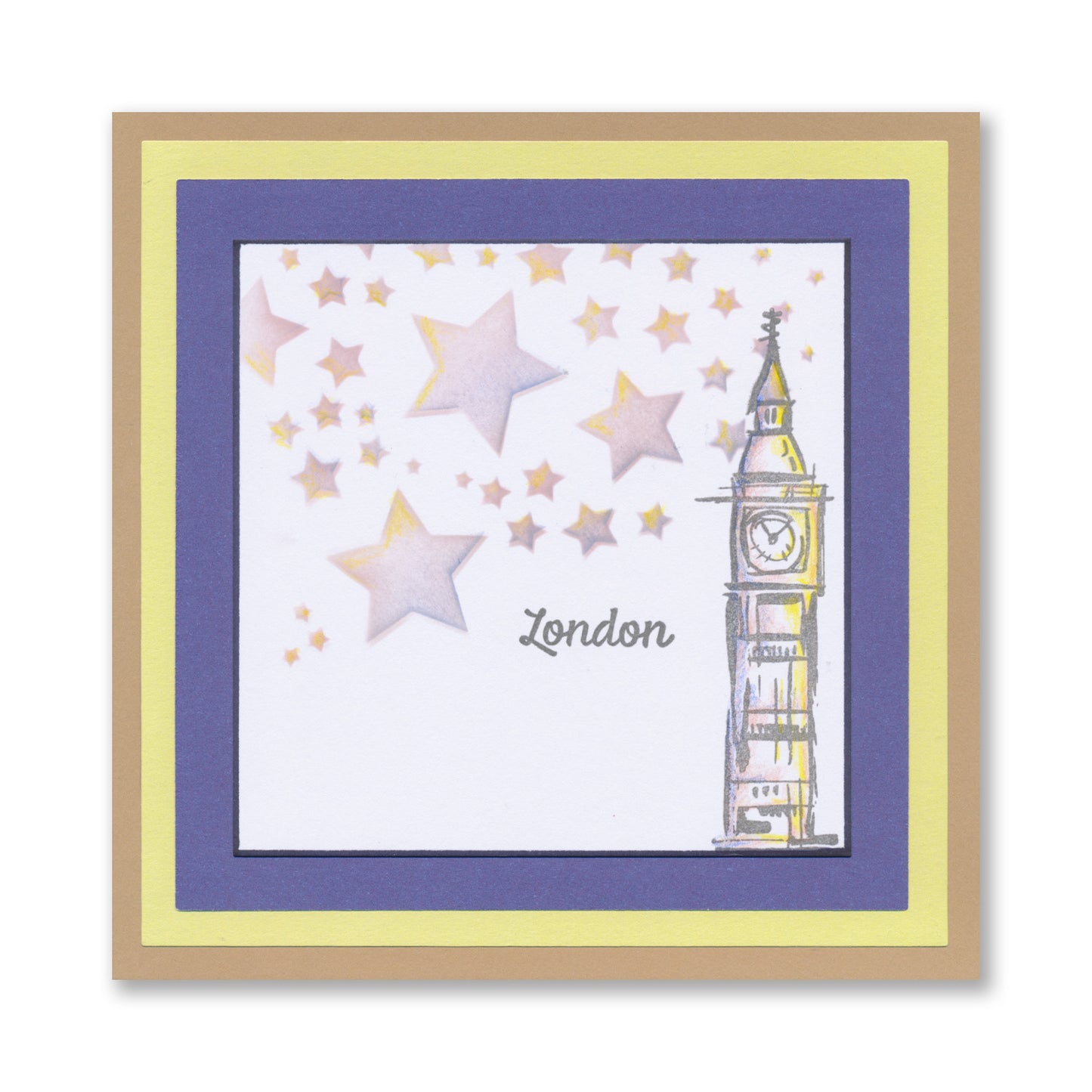 Barbara's Sketchy London, Paris & New York A5 Stamp Set