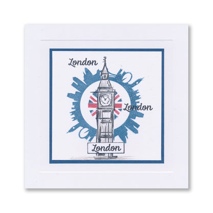 Barbara's Sketchy London, Paris & New York A5 Stamp Set