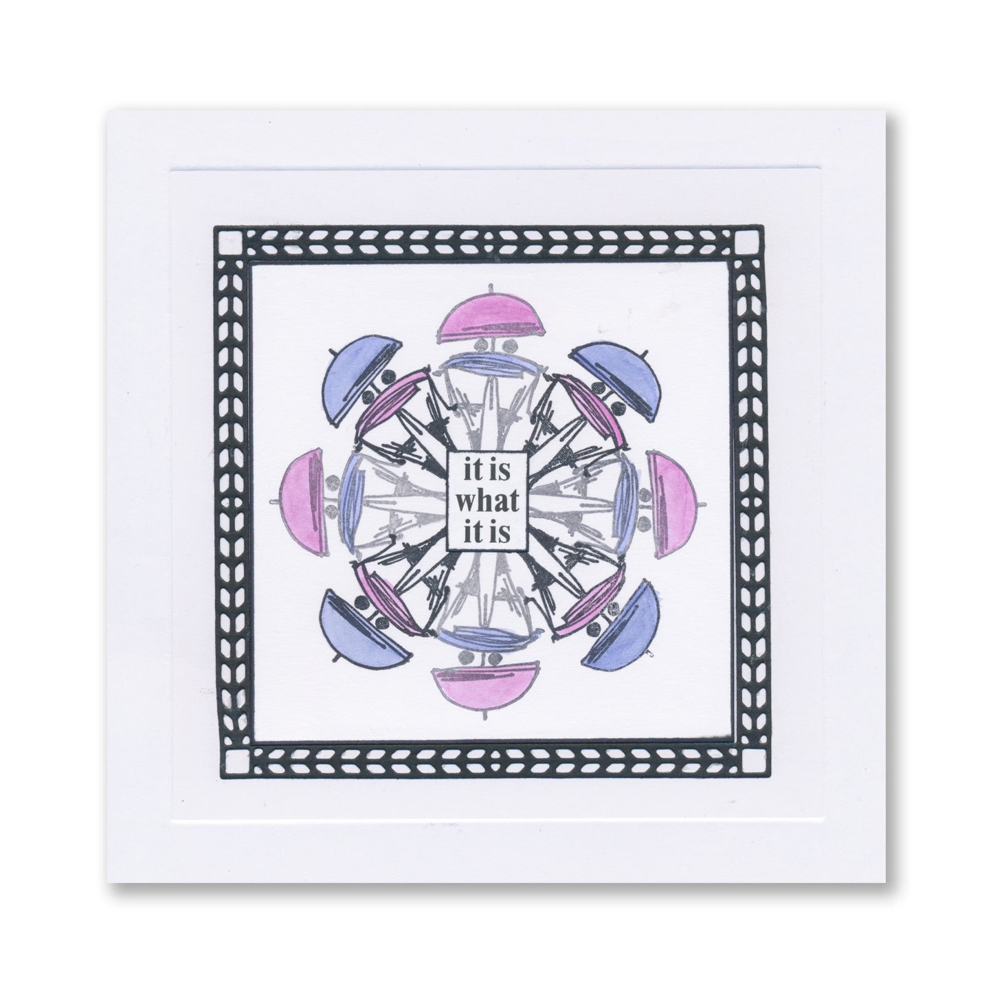 Barbara's Triangle People & Sketchy London, Paris & New York A5 Stamp Duo