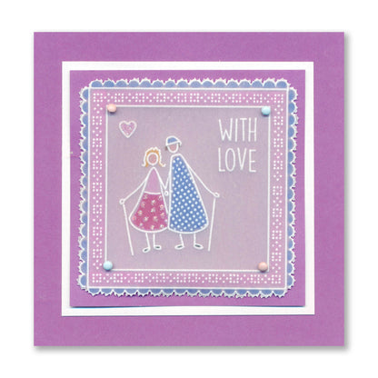 Picture This: Triangle People Set 1 & 2 A4 Groovi Plate Duo