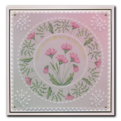 Barbara's SHAC Love - Japanese Flowers & Butterflies A5 Square Groovi Plate