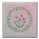 Barbara's SHAC Love - Japanese Flowers & Butterflies A5 Square Groovi Plate