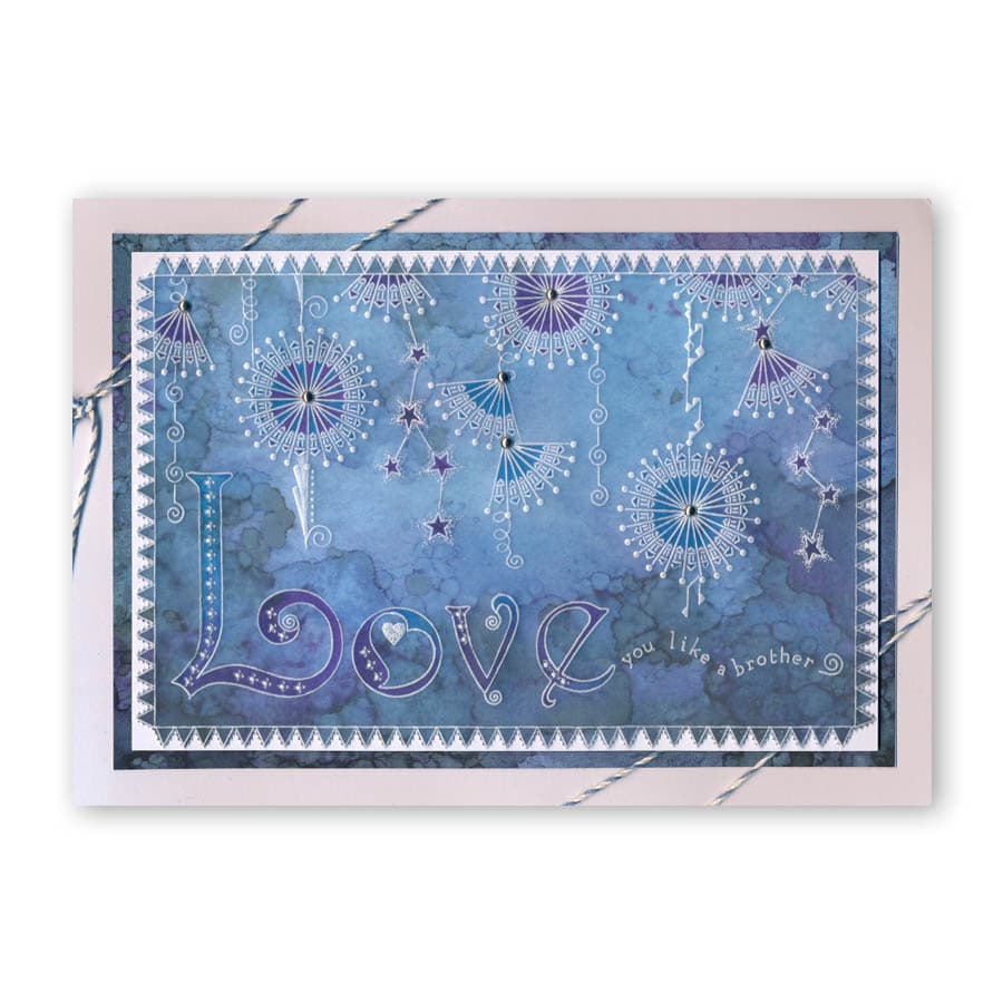 Linda's Love Dangles A5 Groovi Plate