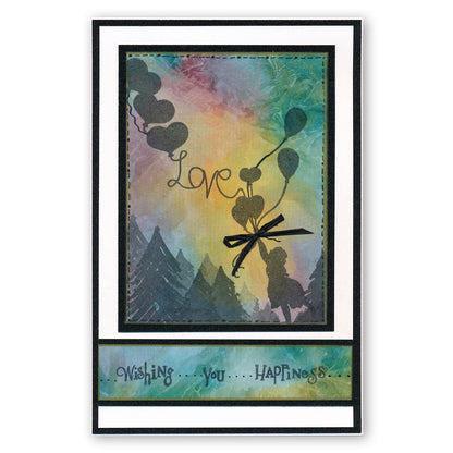 Mini Word Chains 15 & 16 - Hugs & Kisses & Get Well Soon Stamp Set