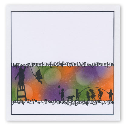 Mini Word Chains 15 & 16 - Hugs & Kisses & Get Well Soon Stamp Set