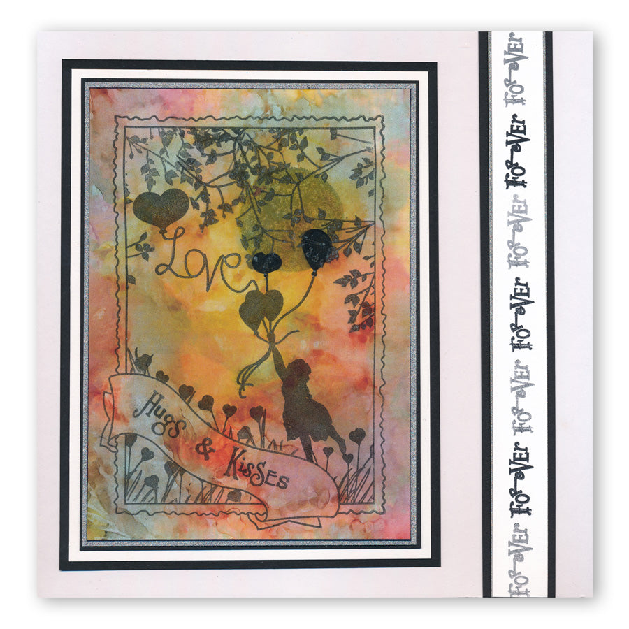 Mini Word Chains 15 & 16 - Hugs & Kisses & Get Well Soon Stamp Set